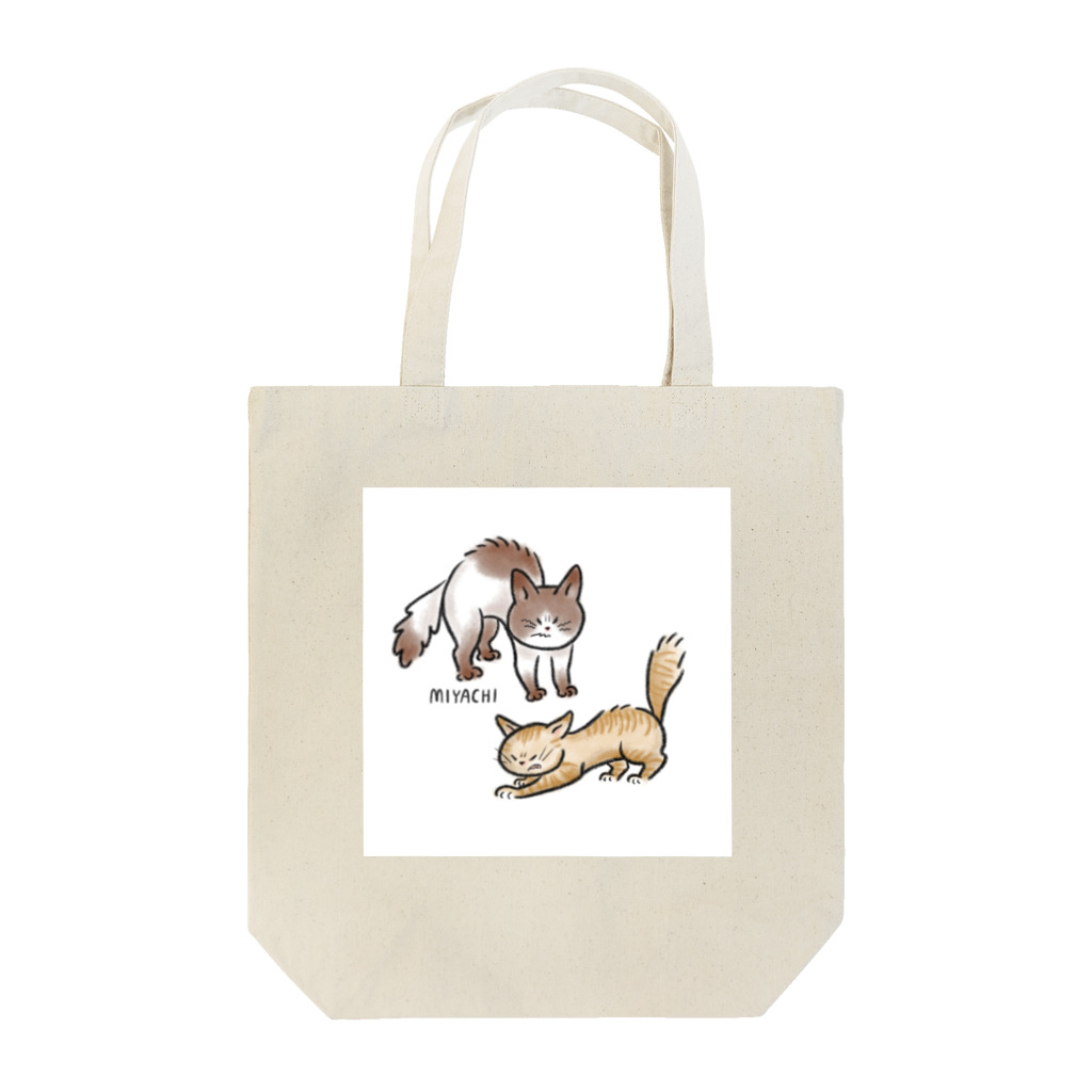 MIYACHIのおみせのおこりネコ Tote Bag