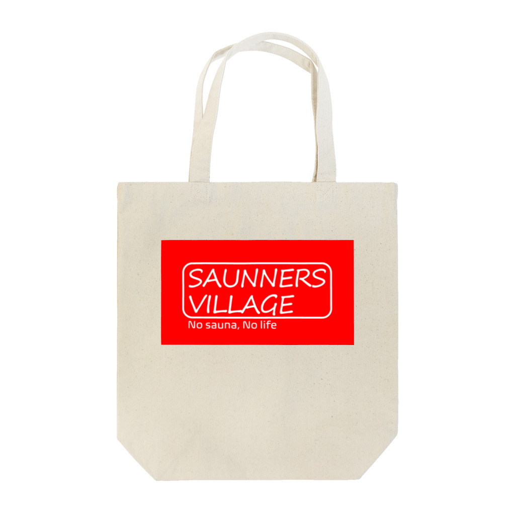 Saunners Village サウナーズビレッジのSaunners Village　「K style red」 トートバッグ