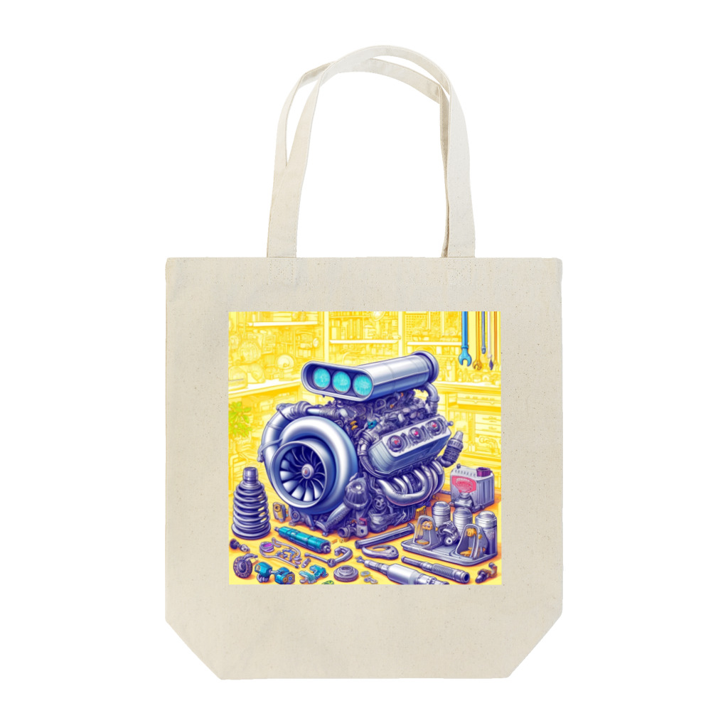 the blue seasonのメカニックの夢遊園地 Tote Bag