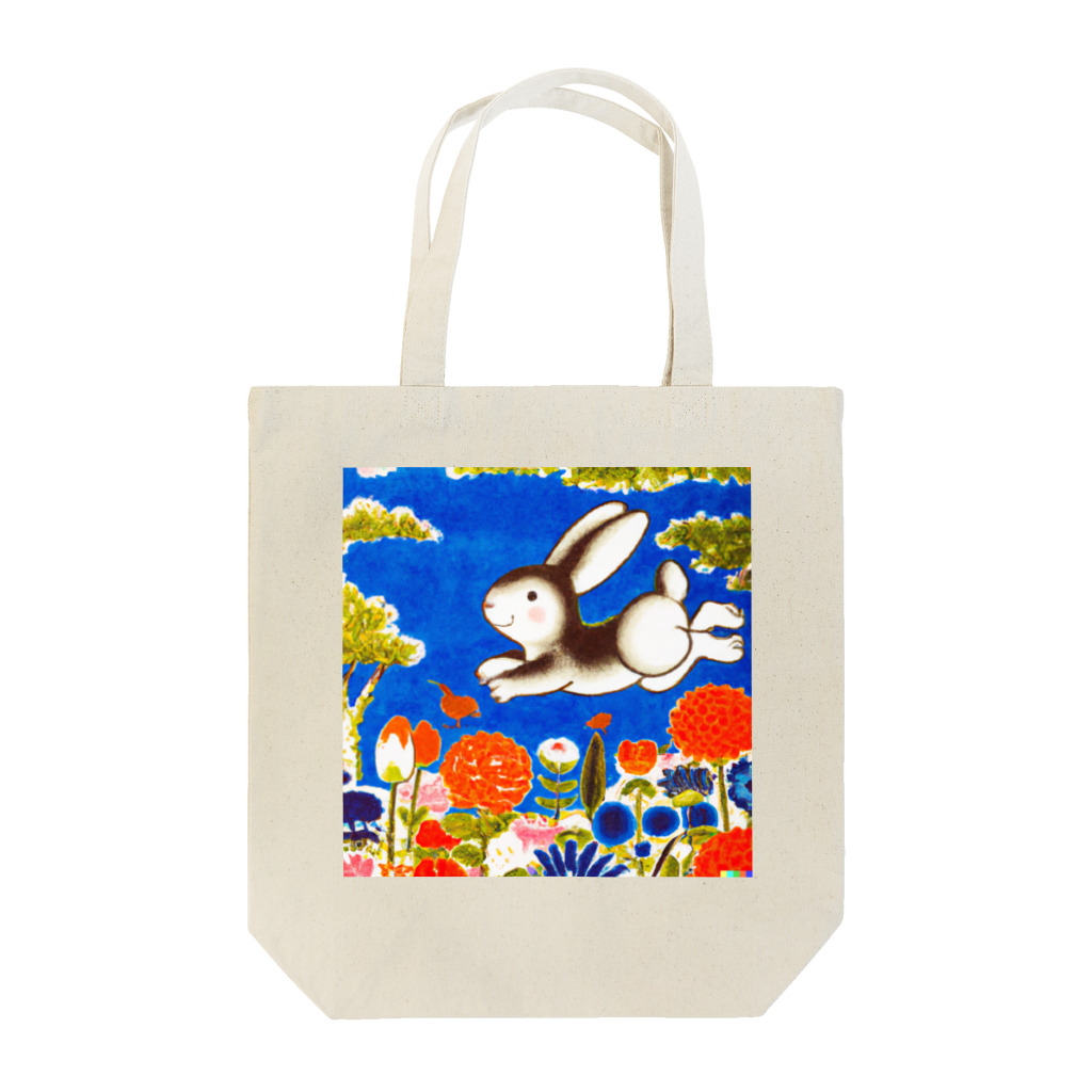 Spirit of 和のウサギ畑 Tote Bag