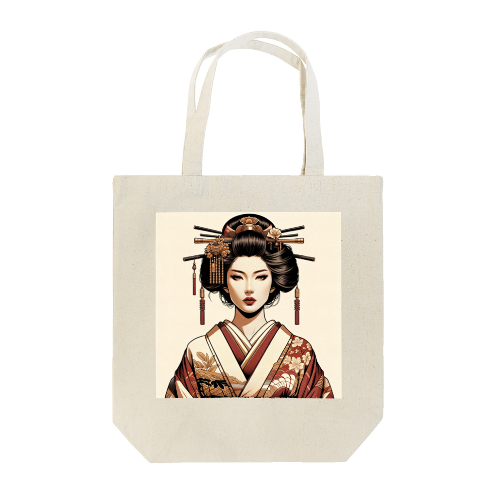 Emerald Canopyの和の粋を纏う、優美な姿Elegance in tradition, a vision of grace. Tote Bag