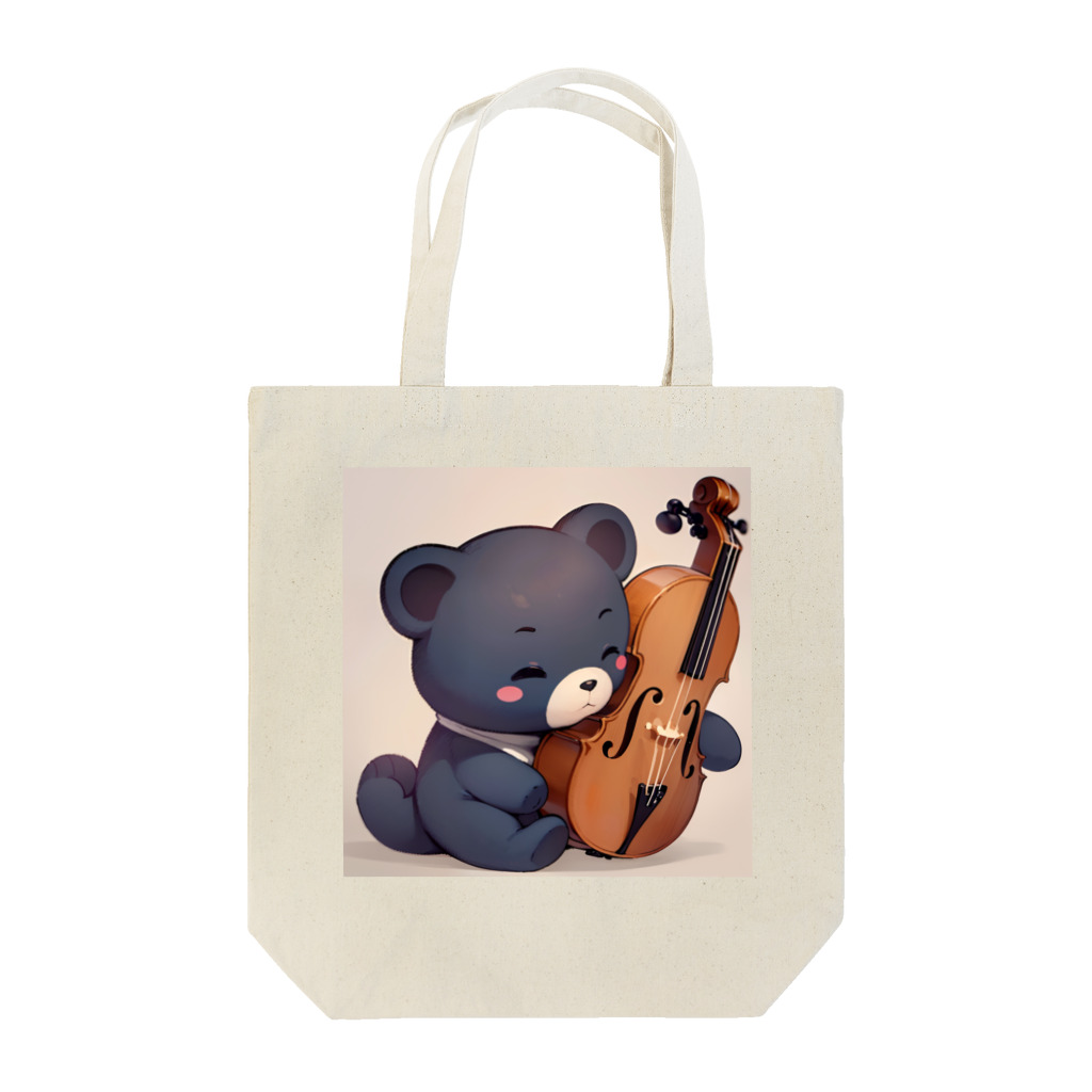 おれんじれいくすのくまとチェロ Tote Bag