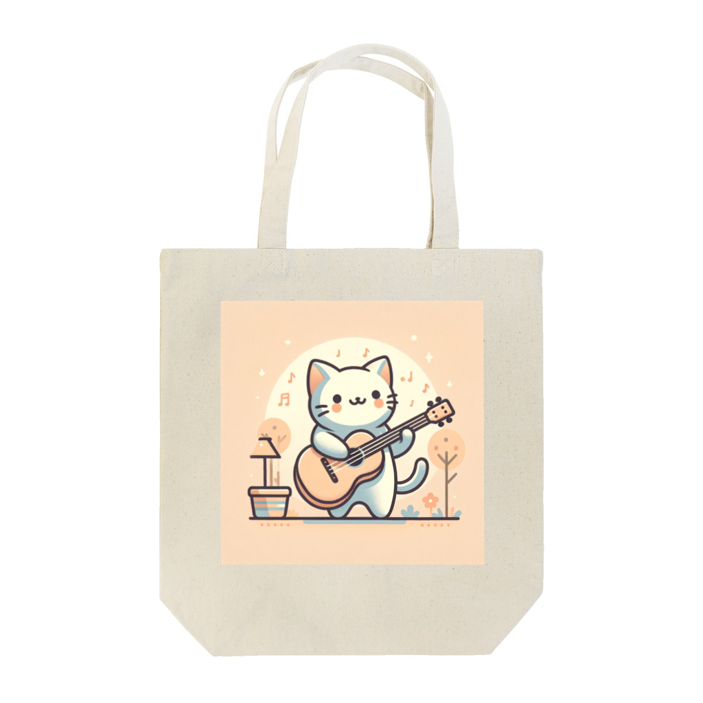 makoto401のギター好きな猫ちゃん Tote Bag