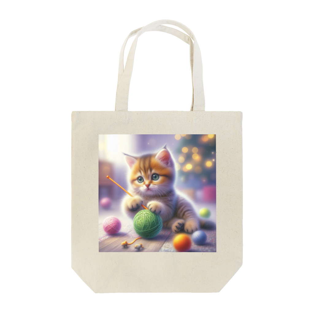 kangekiの遊ぶにゃんこNo.7 Tote Bag