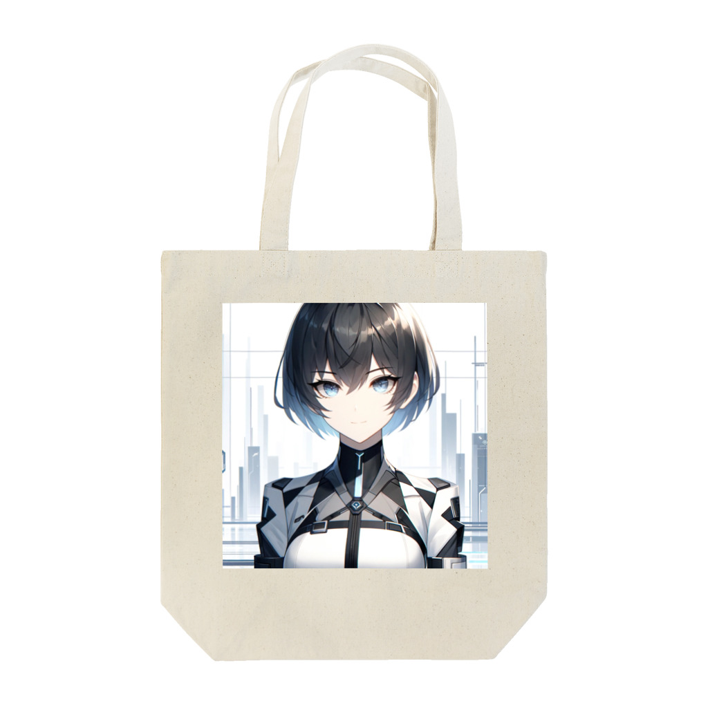 しんがんの未来的なAI美女 Tote Bag