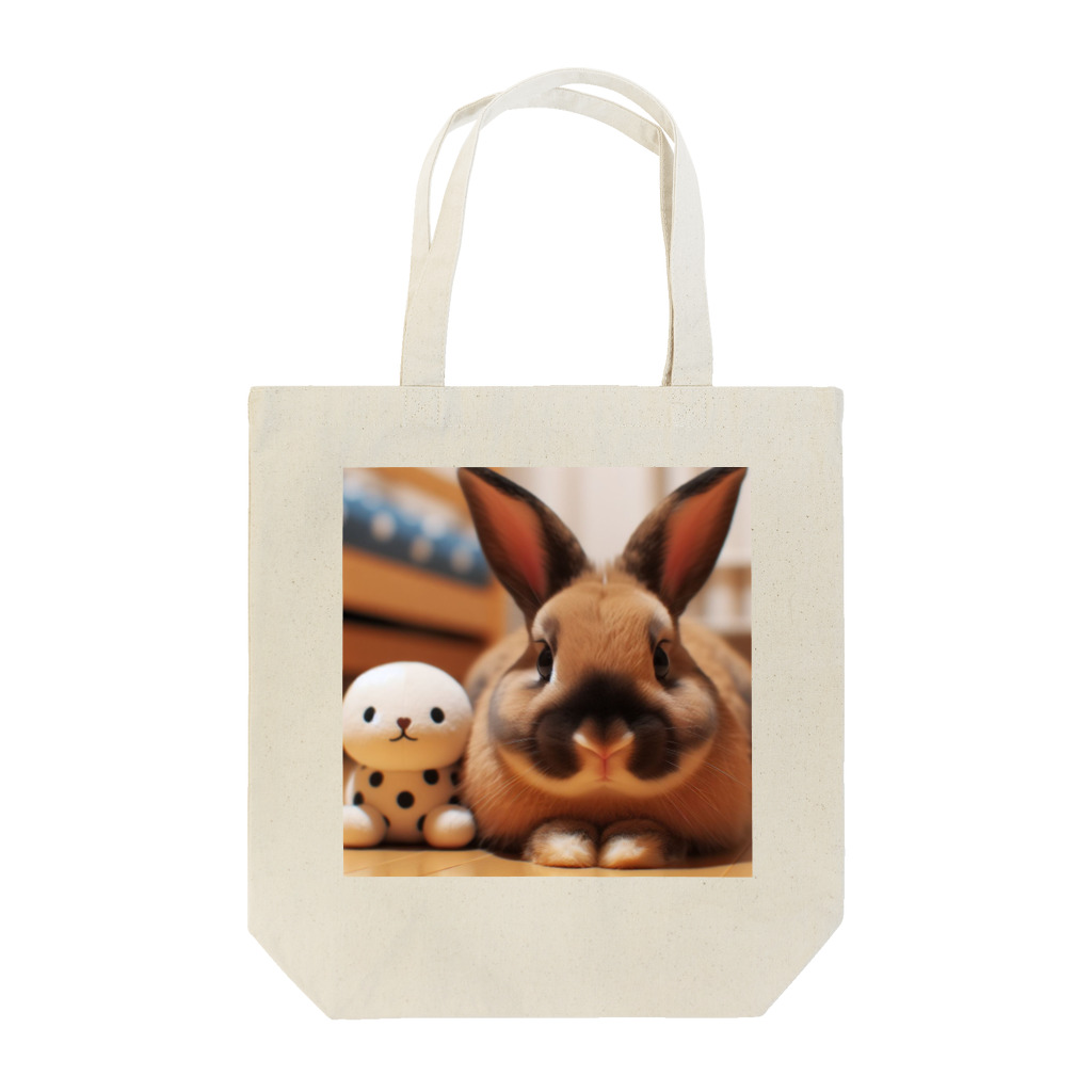 jir0-のぬいぐるみとうさぎ Tote Bag