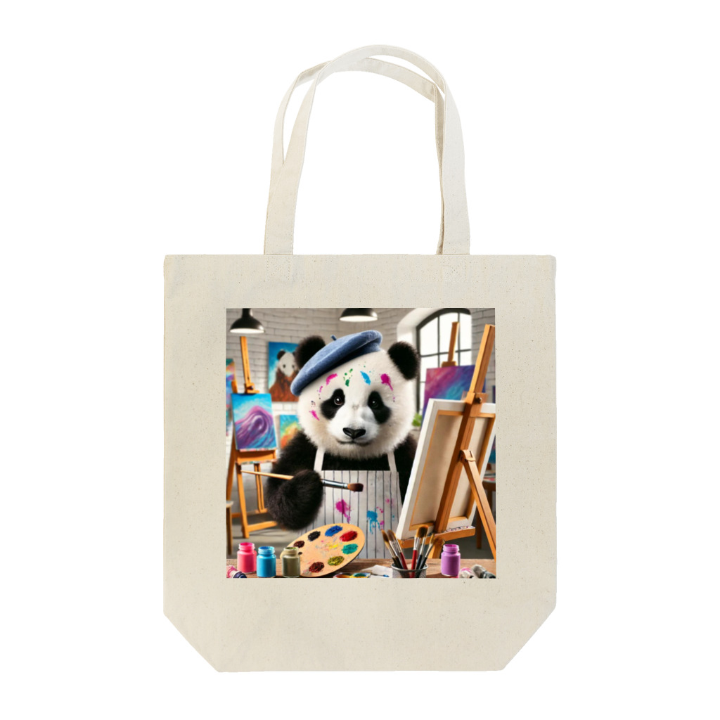 akinyan3128の絵描きのパンダ君 Tote Bag