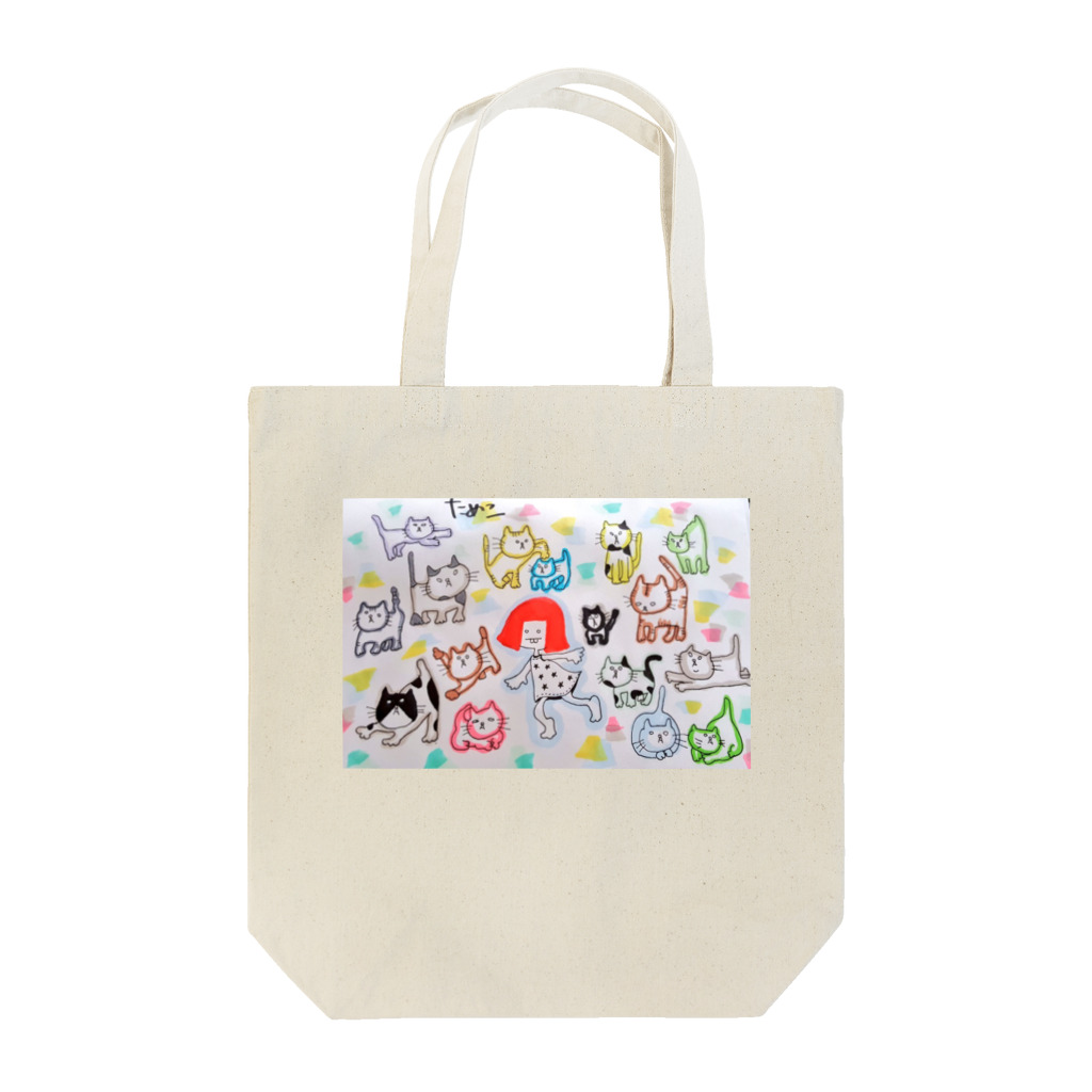 ためこ部屋のねこねこ探検トート Tote Bag