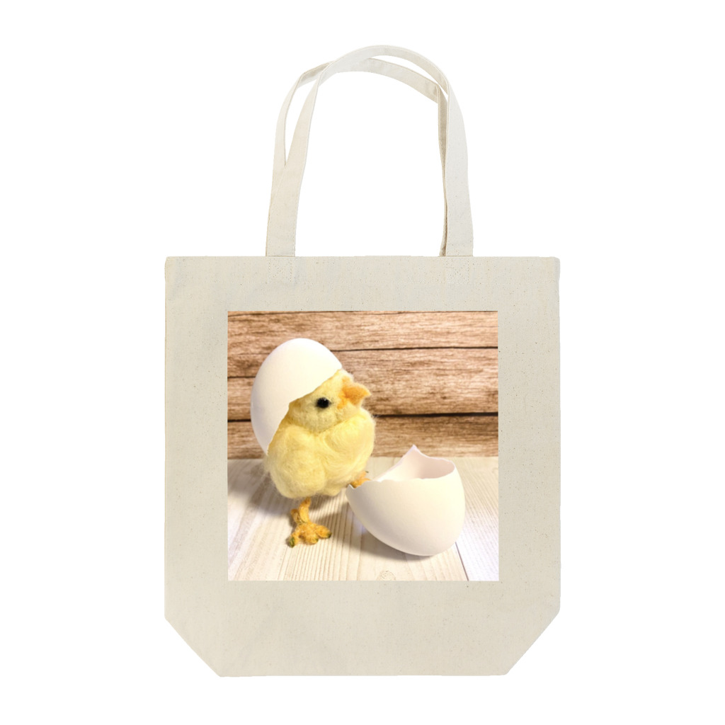 HARU×HIME shopの羊毛ひよこちゃん Tote Bag