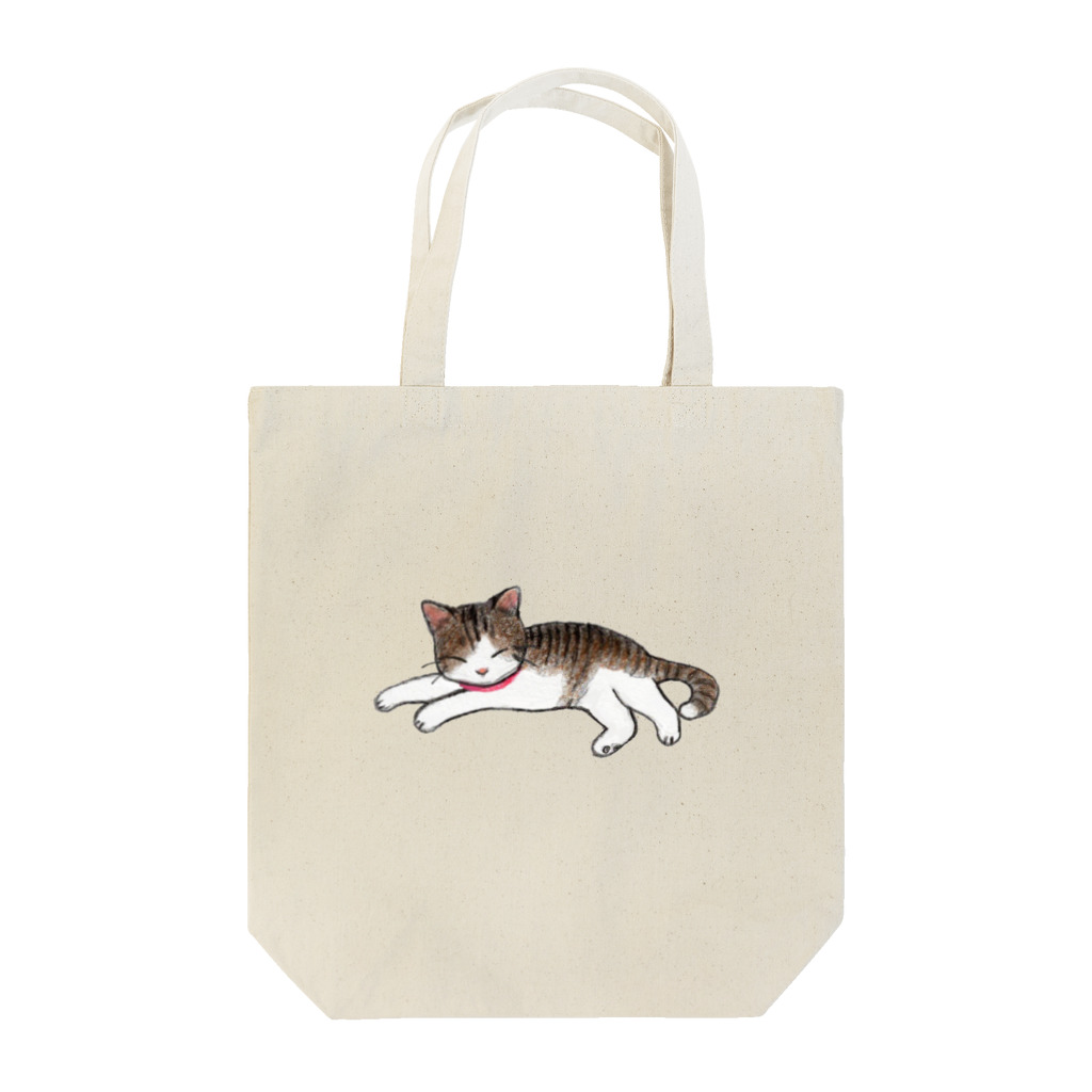 kopaさんと6匹の猫🐾にゃんこグッズのおみせのキジシロのたろうくん Tote Bag