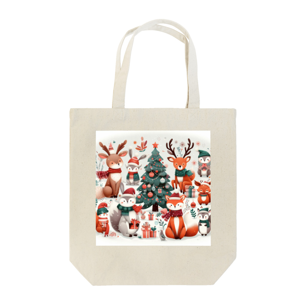 ほんわかショップの森のクリスマス会 Tote Bag