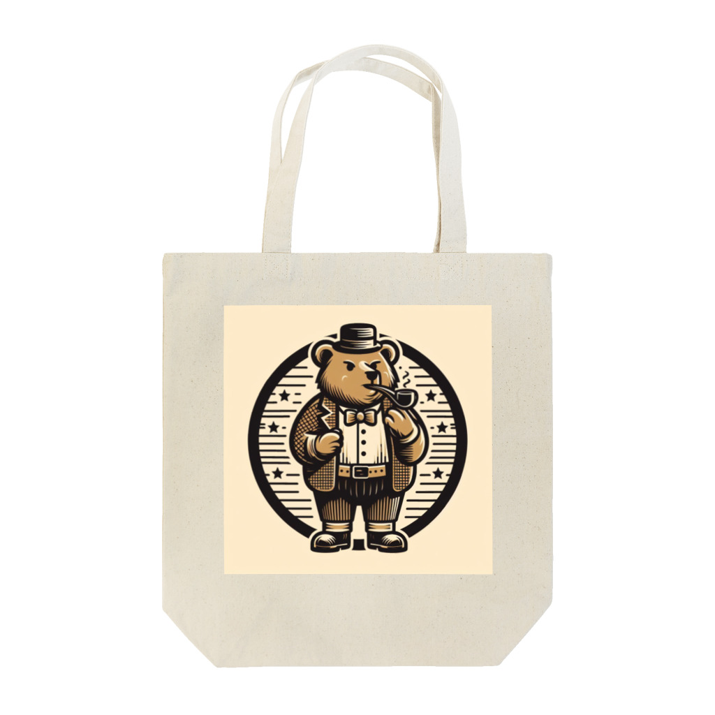 yumekanaのユニークでおしゃれなデザインの熊 Tote Bag
