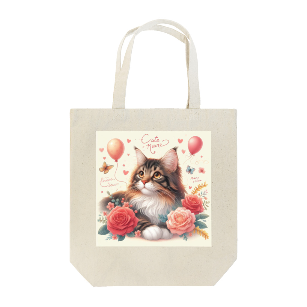 Y m @Y's shopの猫と薔薇 Tote Bag