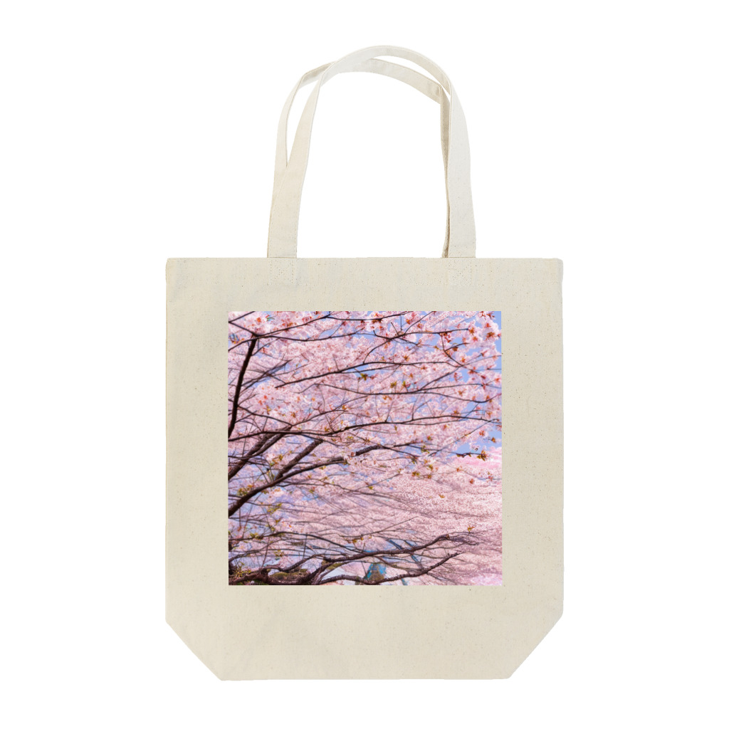 辺賦志ショップの美しき桜 トートバッグ