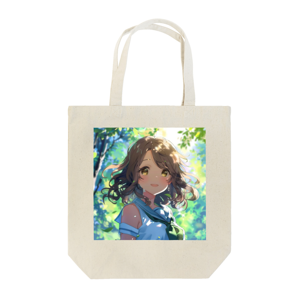 AQUAMETAVERSEのセーラー服の可愛い女の子　Tomoe bb 2712 Tote Bag