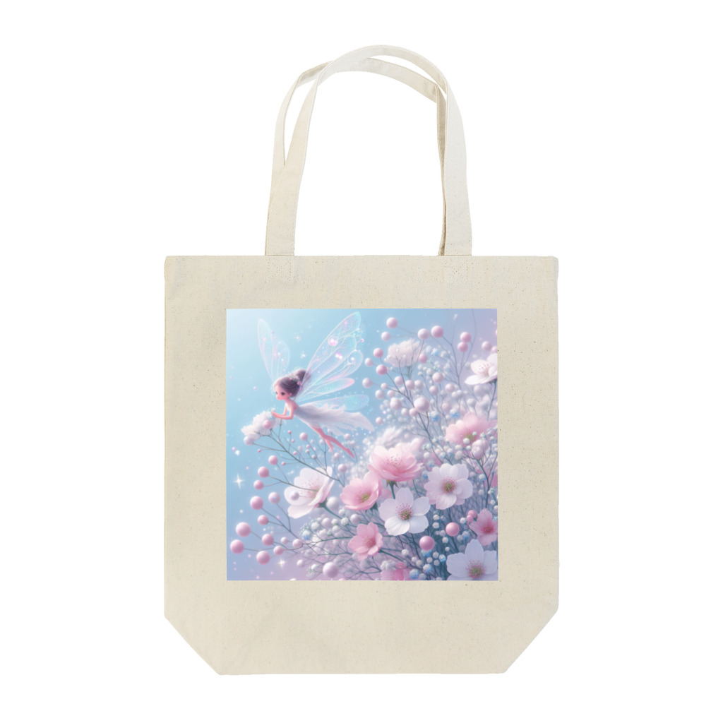 2024billionの花と宝石の妖精4月1 Tote Bag