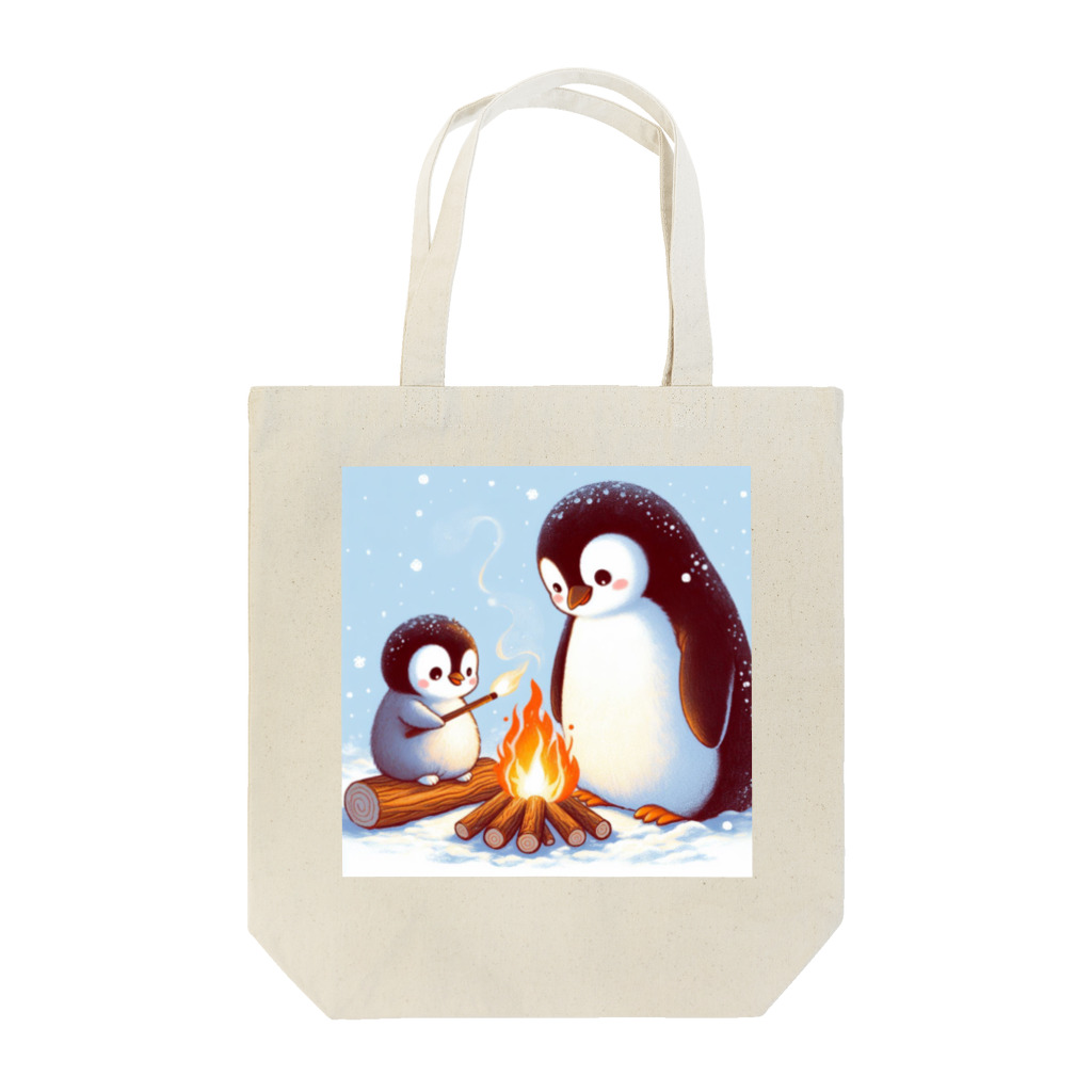 推しの美少女とアイドルのペンギンの進化 トートバッグ