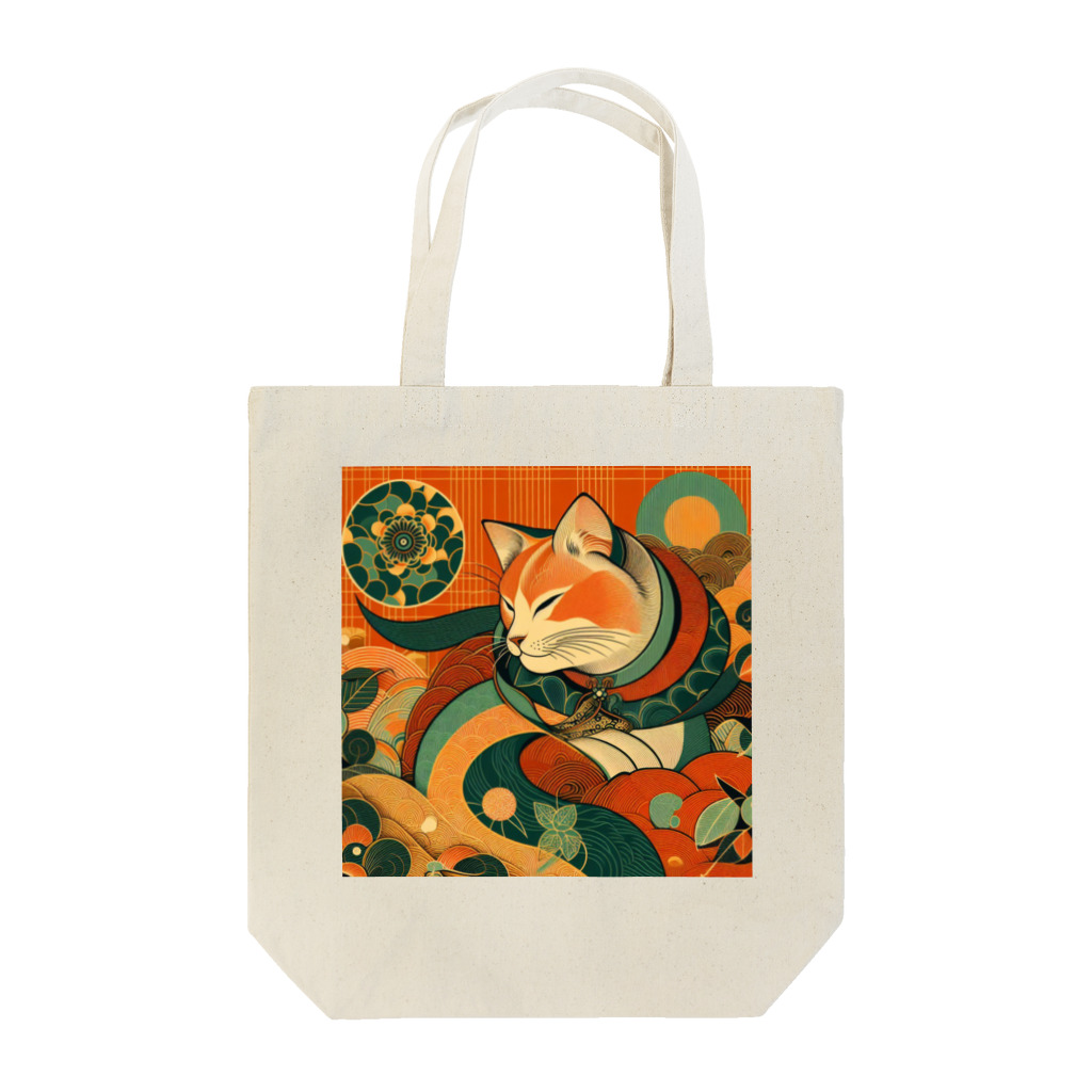 あずきば-あたりの着物猫シリーズ Tote Bag