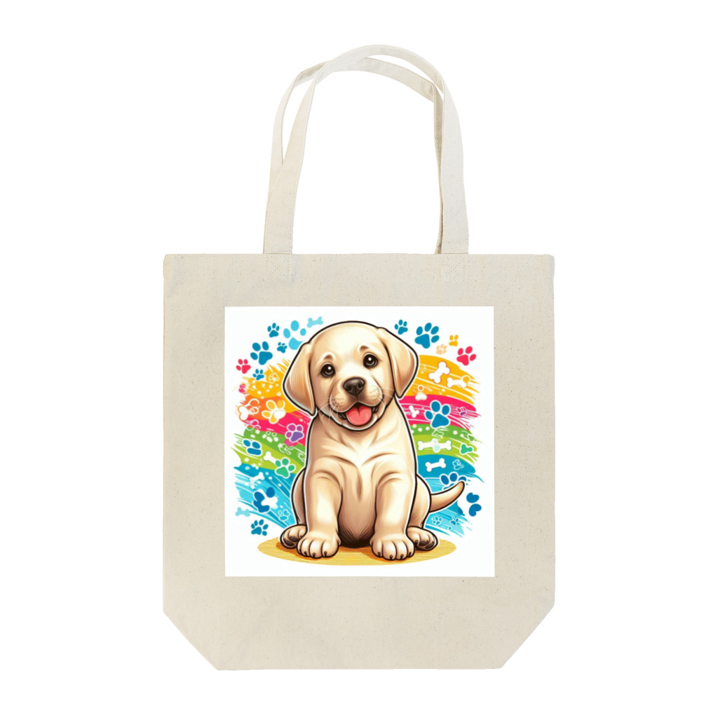 yellow roseのワンちゃん Tote Bag