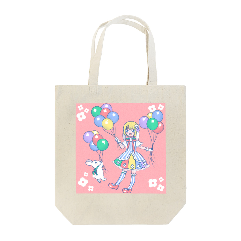 百合花のSpring Tote Bag