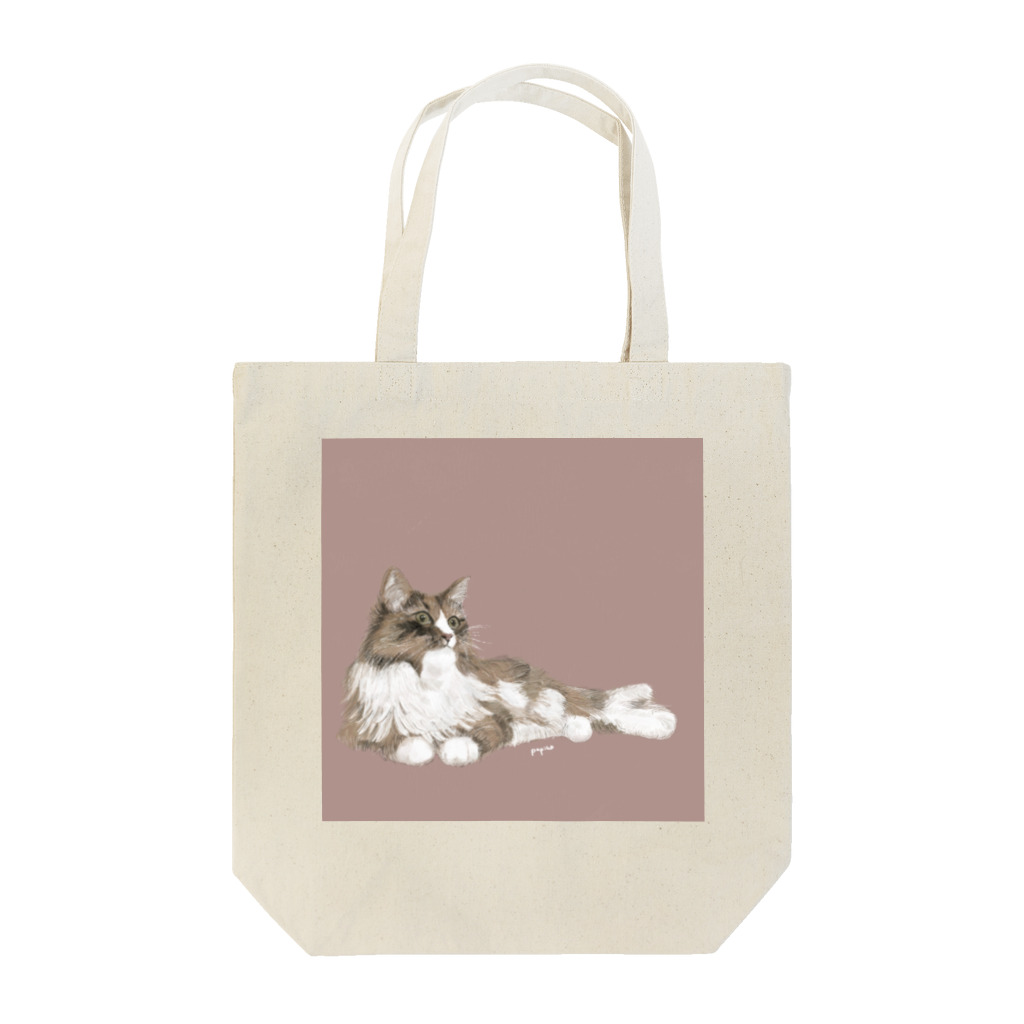 papiko くまさんの美人のネコちゃん Tote Bag