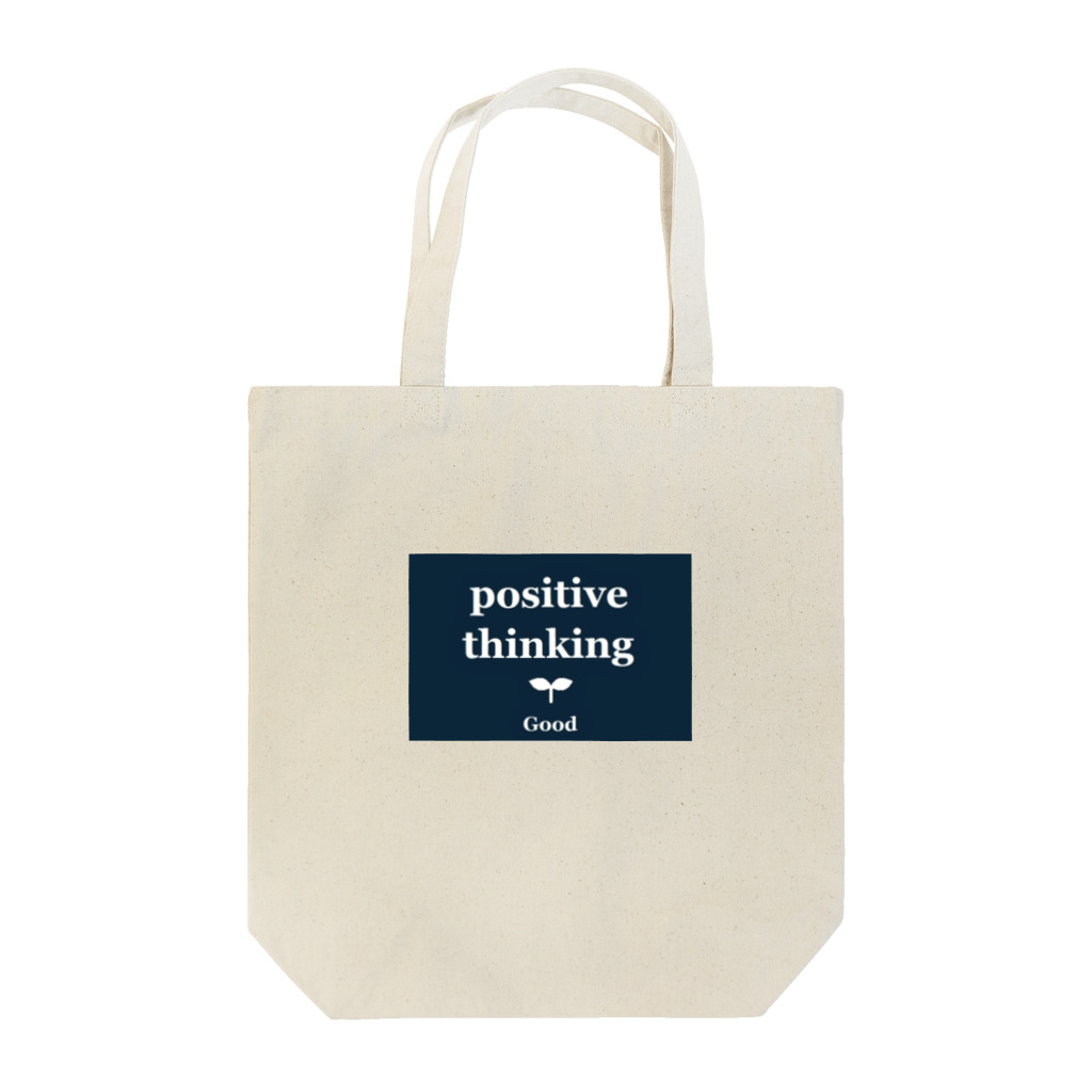 tricolore studio*のpositive thinking トートバッグ