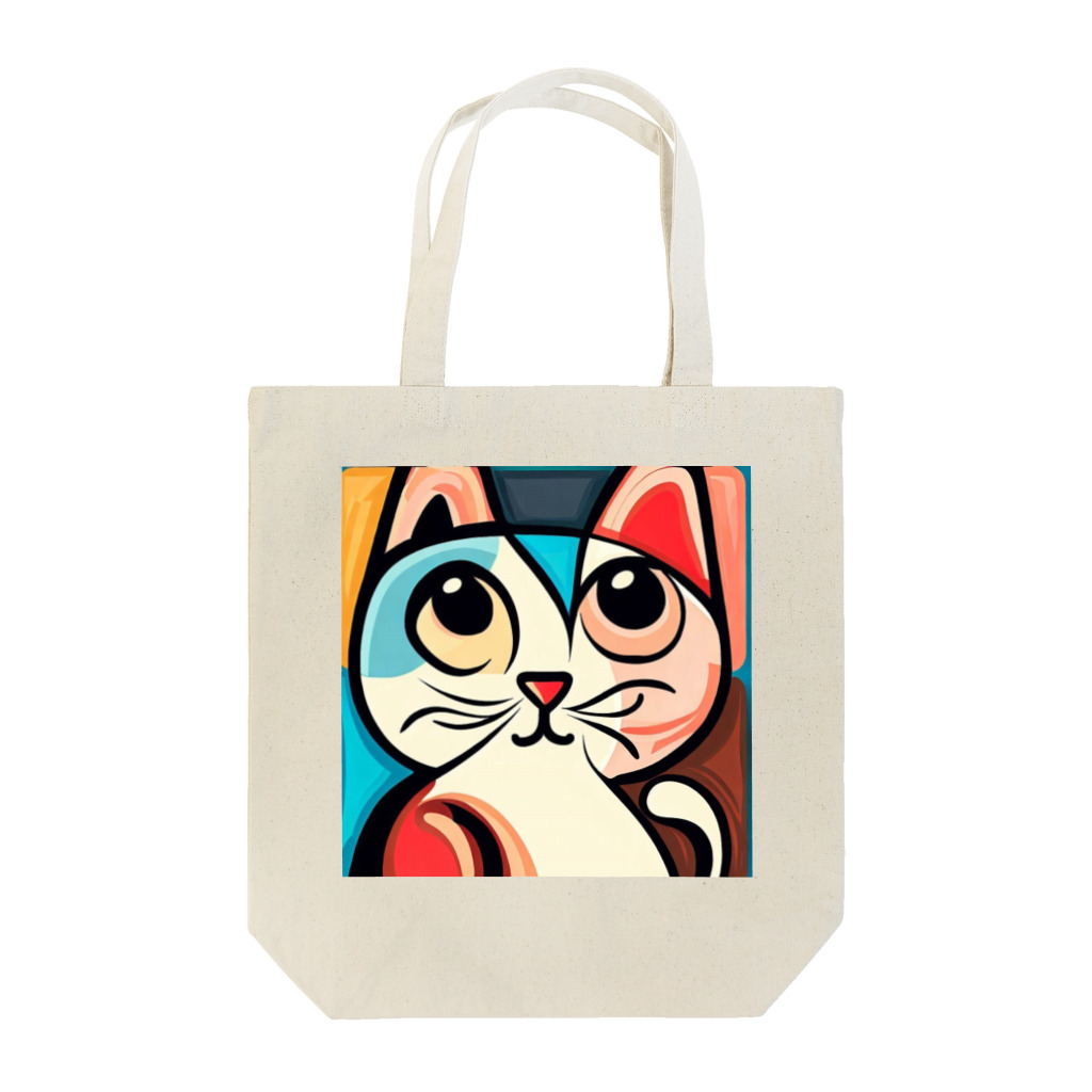 T2 Mysterious Painter's ShopのMysterious Cat Tote Bag