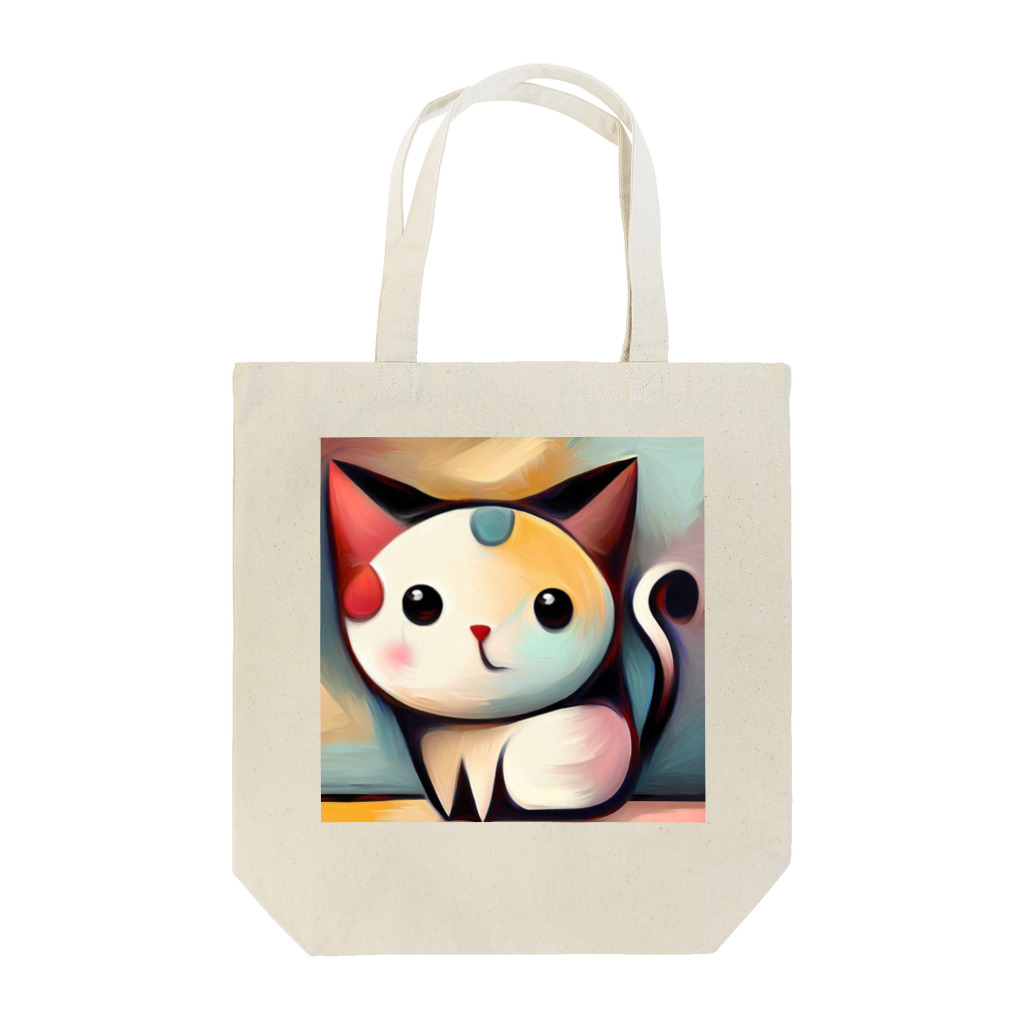 T2 Mysterious Painter's ShopのMysterious Cat Tote Bag
