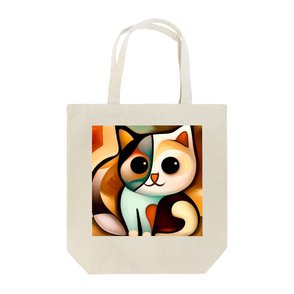 T2 Mysterious Painter's ShopのMysterious Cat Tote Bag