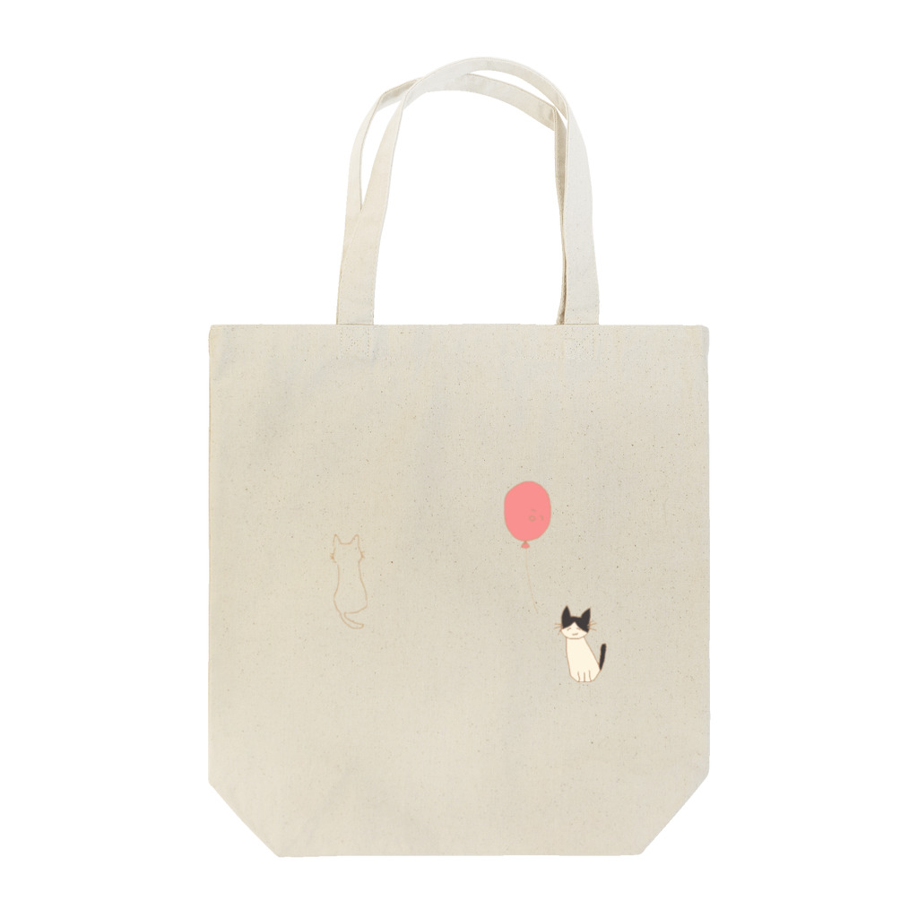 ねこぜのふうせんたんとむぎ Tote Bag