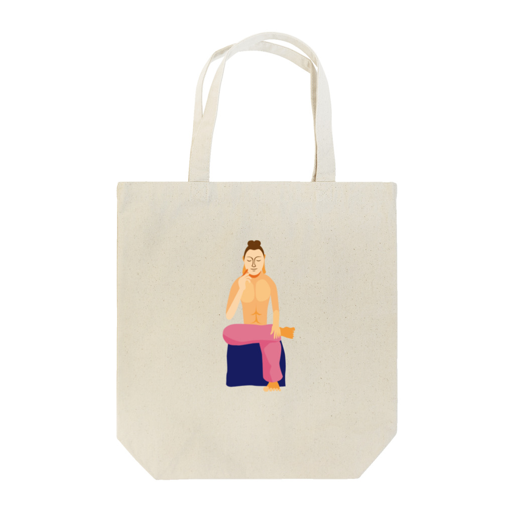 id-linkの弥勒菩薩、半跏思惟像 Tote Bag