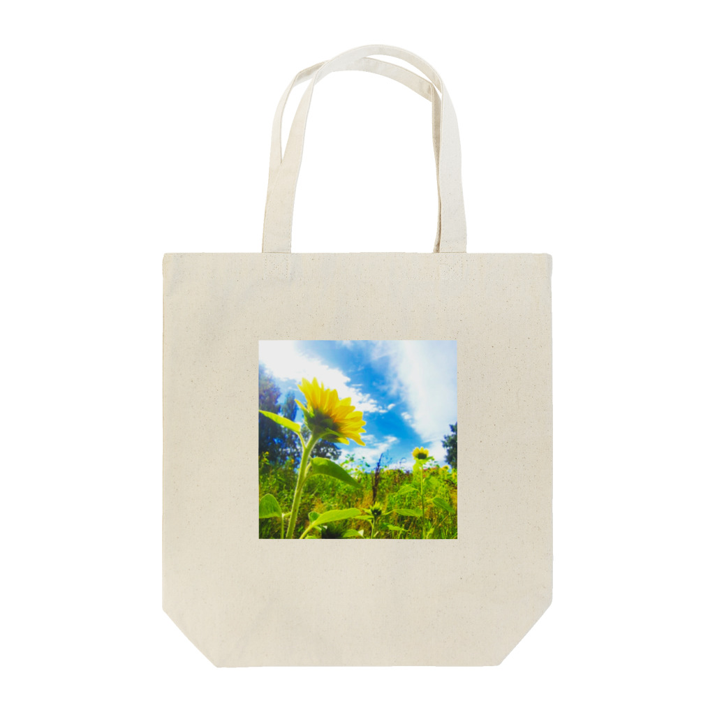 Tack shopのスウェーデンのひまわり畑 Tote Bag