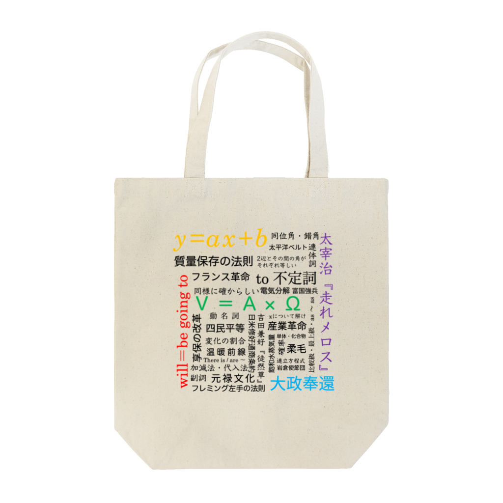 とある学習塾の。の中2 Tote Bag