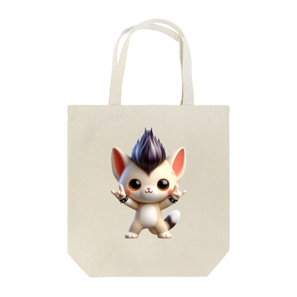 riotriffs_punksのモヒカンキャット Tote Bag