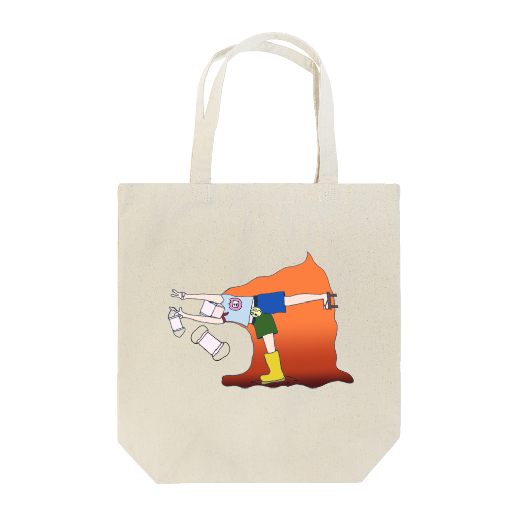 ちゅんのおみせのヒーロー(カラー) Tote Bag