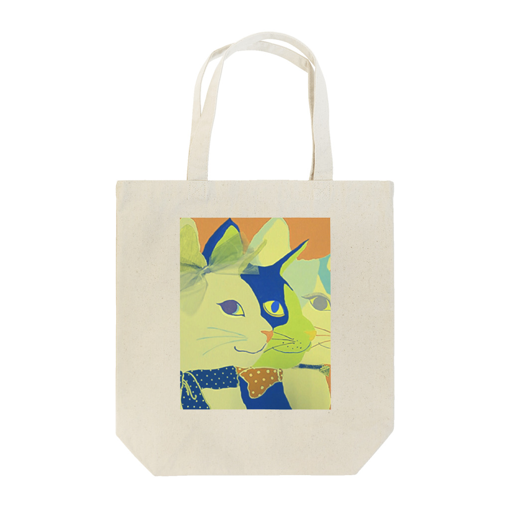 P_ROCKのにゃんご3姉妹クラシック Tote Bag