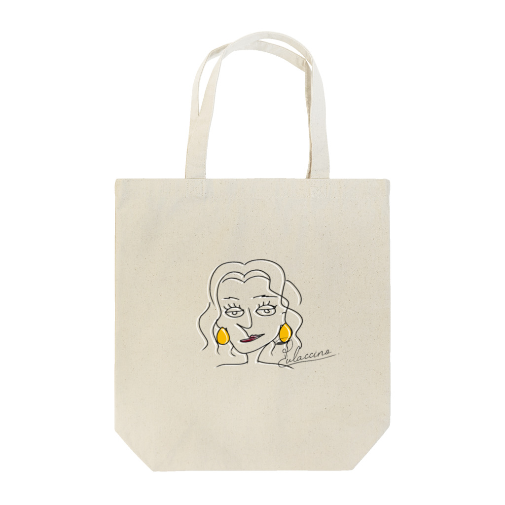 Culaccinoのperm girl Tote Bag