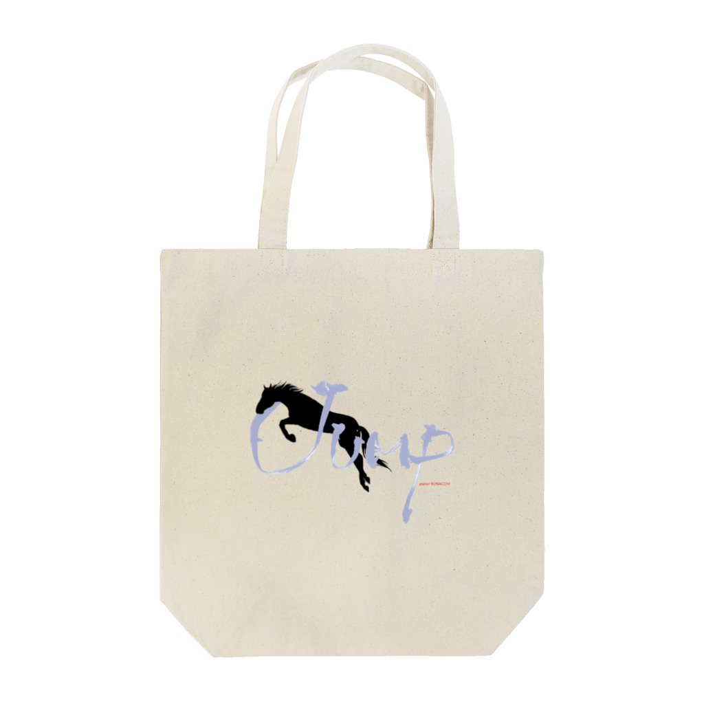 Blue Iris ﾌﾞﾙｰｱｲﾘｽのJump Tote Bag