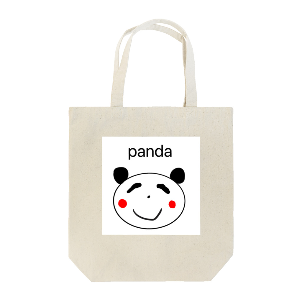 ゆるかわ動物園のゆるいパンダ Tote Bag