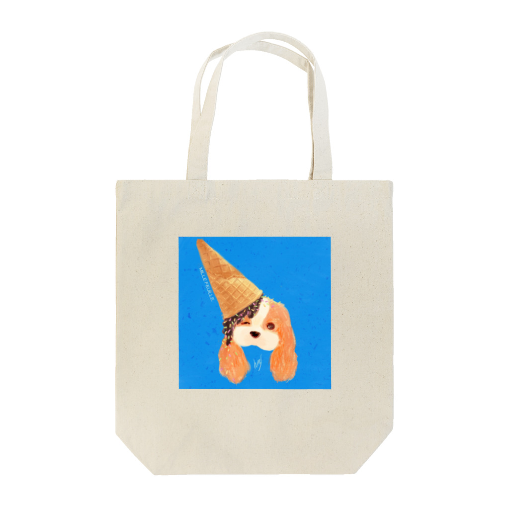 MILLE FEUILLE.のシュガーコーン犬 Tote Bag