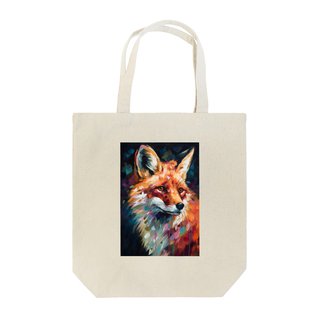 Atelier Tama＠スマホケース販売中！の02 Fox-Hunting トートバッグ