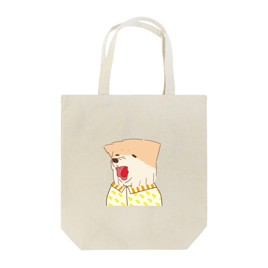 たにしだんごのあくび犬 Tote Bag