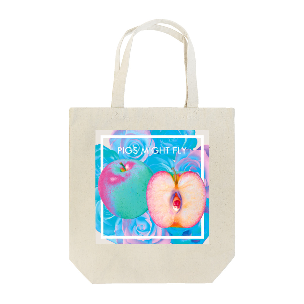 wbackのapple eye Tote Bag