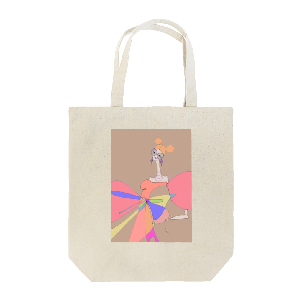 japaticのカラフルドレス (パステル調) Tote Bag