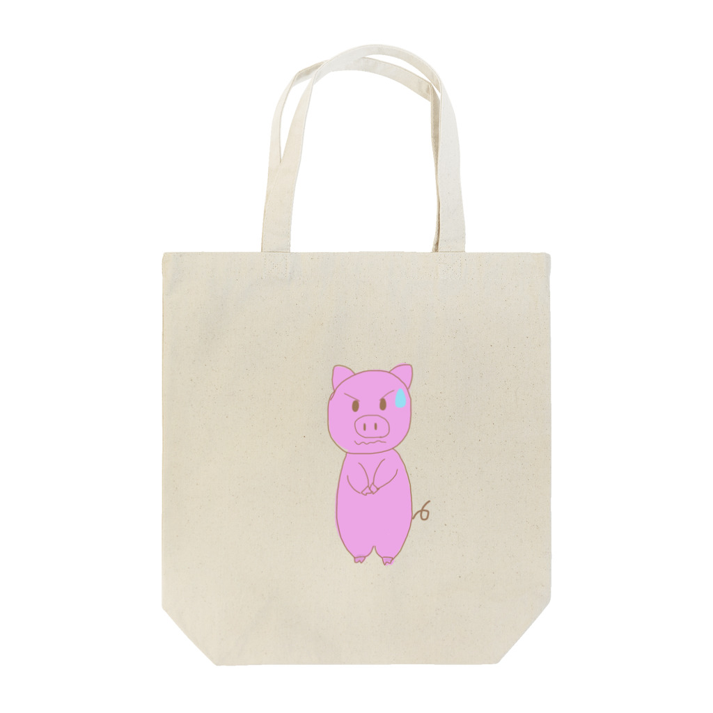 むぎのかしこまりぶた Tote Bag