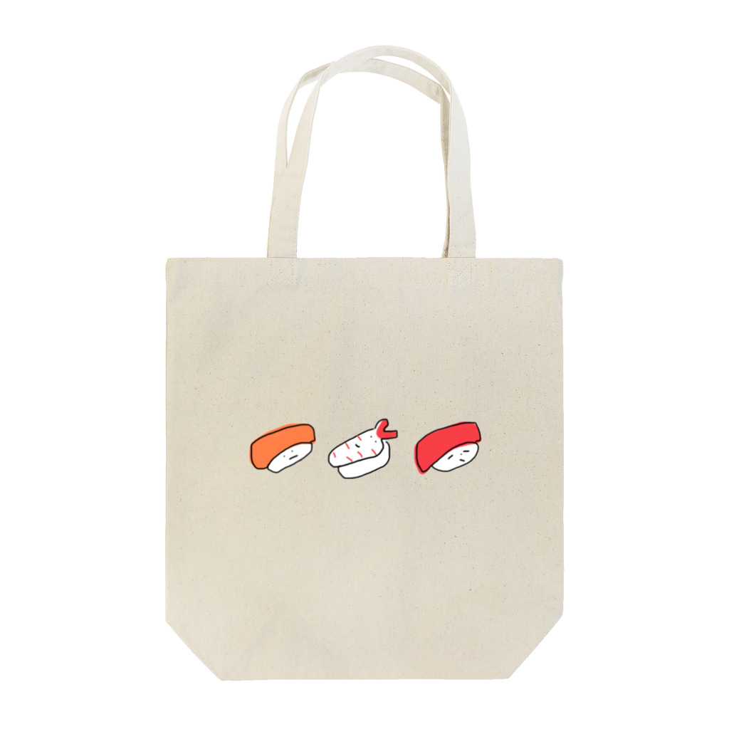 お寿司屋さん。のサーモンくんと私たち Tote Bag