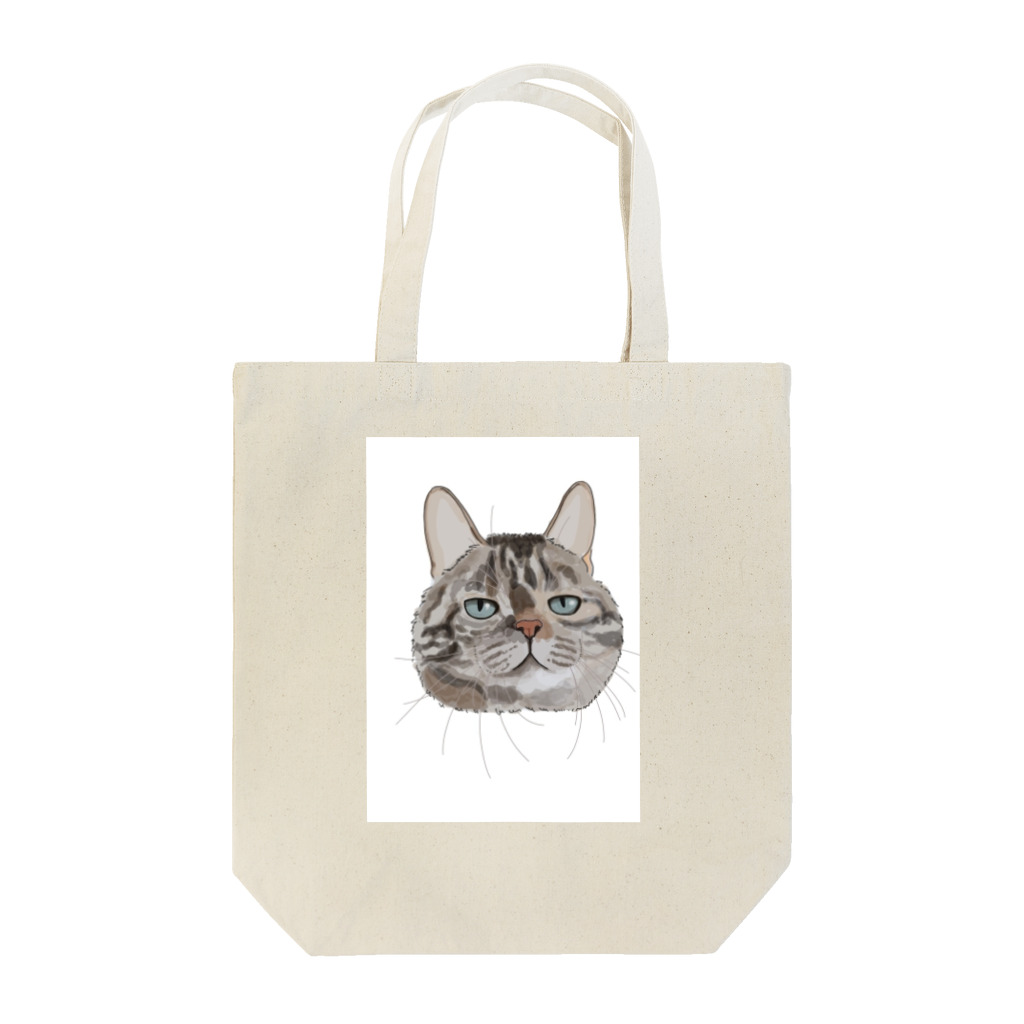 カナタ　フタバのキジトラ柄の猫 Tote Bag