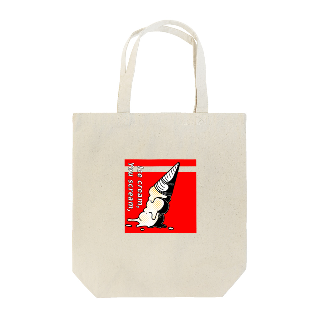 cosmo_sの落ちちゃったアイスさん Tote Bag