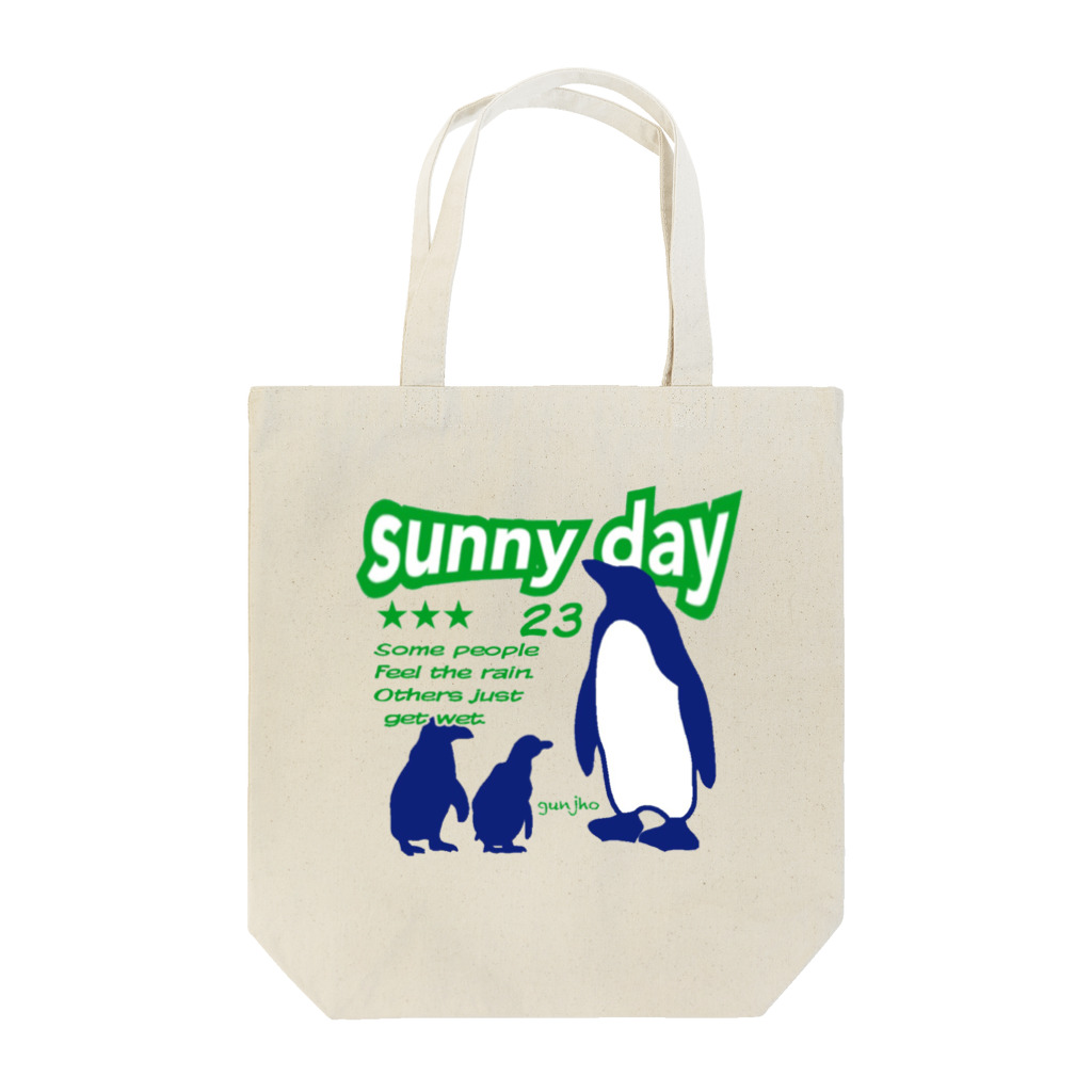 gunjho'sgalleryの夏カラー ペンギン Tote Bag