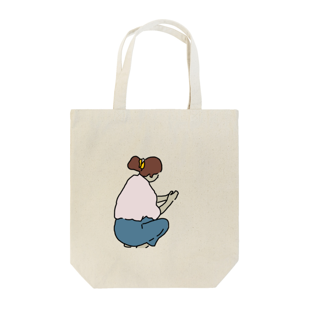 disney-risaのしゃがみガール Tote Bag